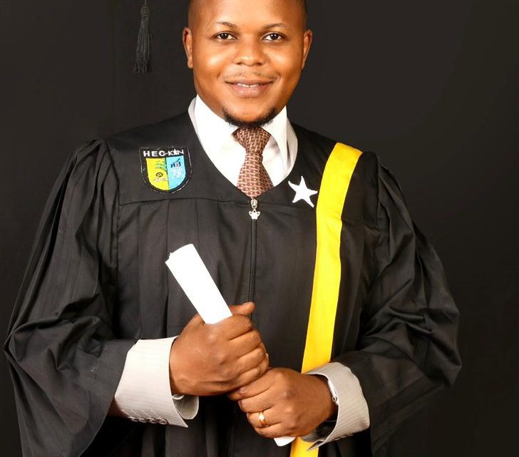 Collation de grade de Master à la HEC/ISC Kinshasa: parmi les lauréats Jackson Mayala, une figure de proue qui incarne un profil rare dans le paysage congolais