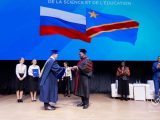 Félix TSHISEKEDI  Décoré Docteur Honoris Causa de l’Université Russe  Patrice Emery Lumumba